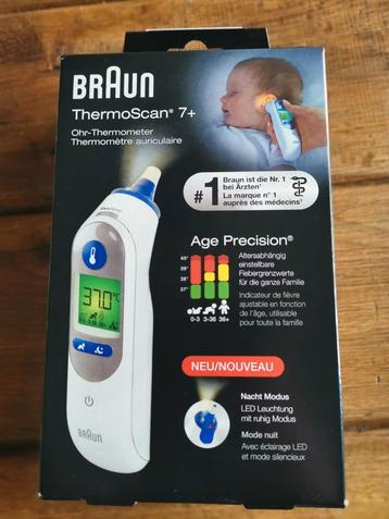 Braun oorthermometer Thermoscan 7+ IRT 6525 NIEUW 