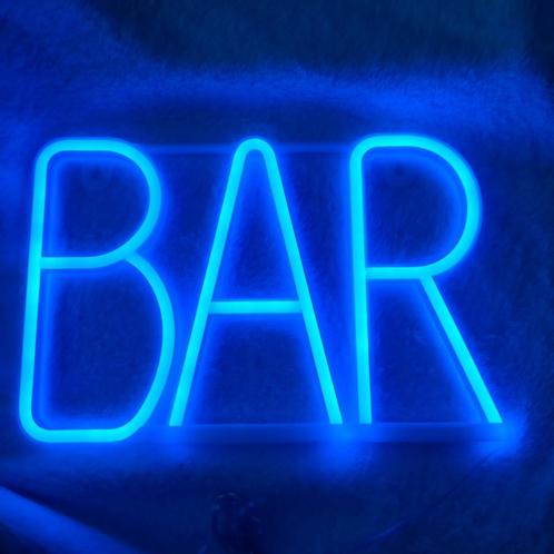 Neon verlichting led 'Bar' blauwUsb of Batterijen (inclusief, Verzamelen, Merken en Reclamevoorwerpen, Nieuw, Lichtbak of (neon) lamp
