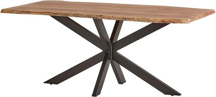 Eettafel Boomstamtafel | massief acaciahout 180/210/240cm, Huis en Inrichting, Stoelen, Nieuw, Vijf, Zes of meer stoelen, Hout