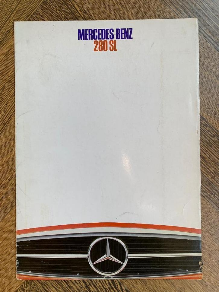 Nederlandse brochure Mercedes-Benz 280 SL Pagode 1968 izgs!, Boeken, Auto's | Folders en Tijdschriften, Zo goed als nieuw, Mercedes