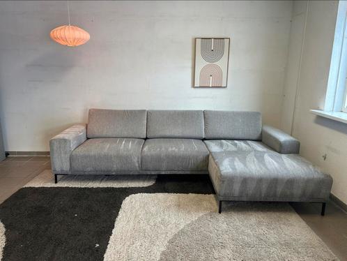 Nous Living - Hoekbank - Lichtgrijs - Nette Staat, Huis en Inrichting, Banken | Bankstellen, Zo goed als nieuw, Vierpersoons of meer