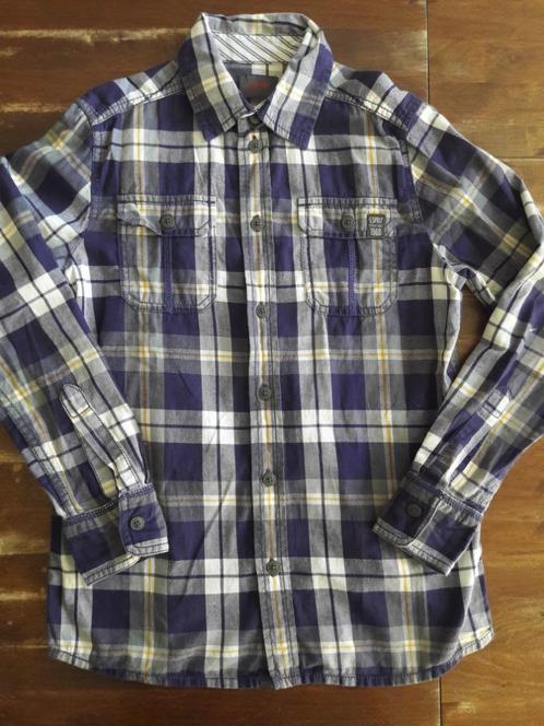ESPRIT blouse geblokt voor jongen mt. 146 zgan lange mouw, Kinderen en Baby's, Kinderkleding | Maat 146, Zo goed als nieuw, Jongen