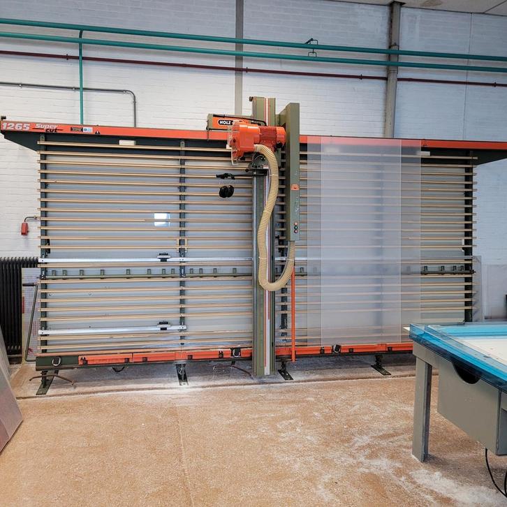 Holz-her 1265 verticale platenzaag / wandzaag, Doe-het-zelf en Verbouw, Gereedschap | Zaagmachines, Gebruikt, 1200 watt of meer