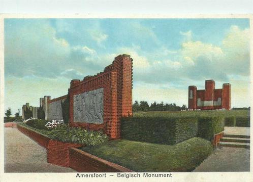 (386-335-003) Amersfoort Belgisch Monument, Verzamelen, Ansichtkaarten | Nederland, Utrecht, Verzenden