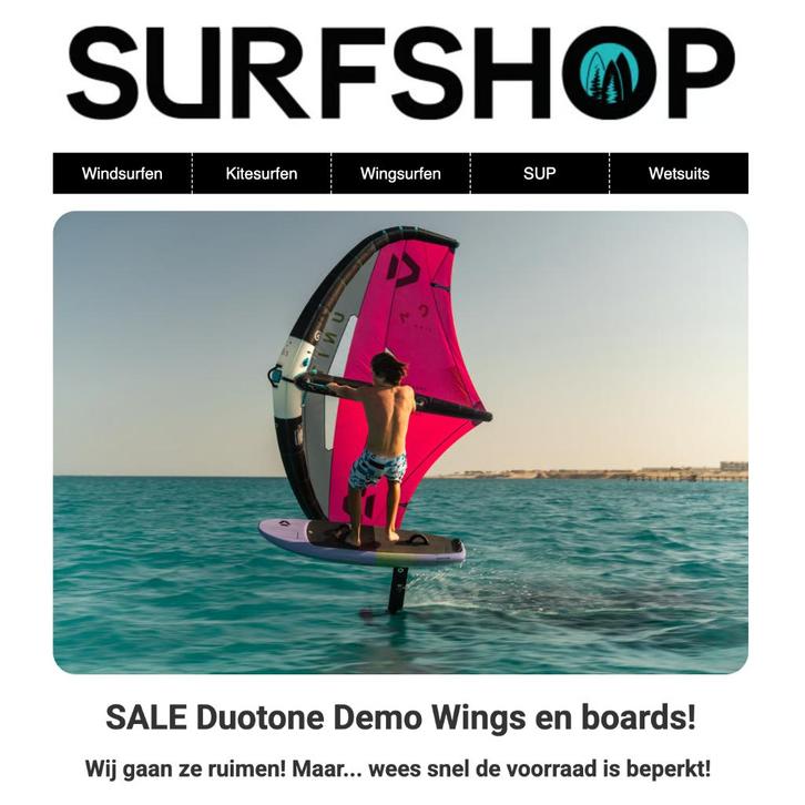 SALE Duotone DEMO Wings en boards!, Watersport en Boten, Wingsurfen, Zo goed als nieuw, Wingsurfset, Ophalen of Verzenden