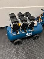 Compressor hbm 90 liter, Doe-het-zelf en Verbouw, Compressors, Minder dan 25 liter, Ophalen of Verzenden, Zo goed als nieuw, Minder dan 200 liter/min