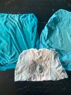 Set van 3 hoezen aankleedkussen blauw, Ophalen of Verzenden, Zo goed als nieuw