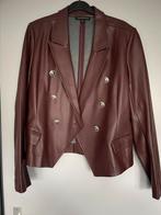 Leder look  jasje maat M, Kleding | Dames, Ophalen of Verzenden, Zo goed als nieuw, Rood
