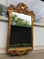 Echte antieke gouden spiegel (facet geslepen), Huis en Inrichting, Woonaccessoires | Spiegels, Ophalen, 100 tot 150 cm, Zo goed als nieuw