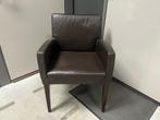 Wittmann design  4 prachtige bruine leren eetkamerstoelen, Ophalen, Gebruikt, Bruin, Leer