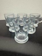 6 Sarista Senseo kopjes glazen bekers, Gebruikt, Ophalen of Verzenden, Glas, Overige stijlen
