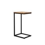 Banktafel laptoptafel Mangohout & Staal - Set van 2, Verzenden, Rya, Example address 123, Nieuw