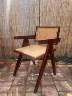 Pierre Jeanneret Replica Stoelen - Set van 4, Ophalen, Japandi, Bruin, Zo goed als nieuw