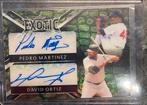 Pedro Martinez & David Ortiz 1/1 Autograph Kaart, Ophalen of Verzenden, Zo goed als nieuw, Overige sporten, Spelerskaart