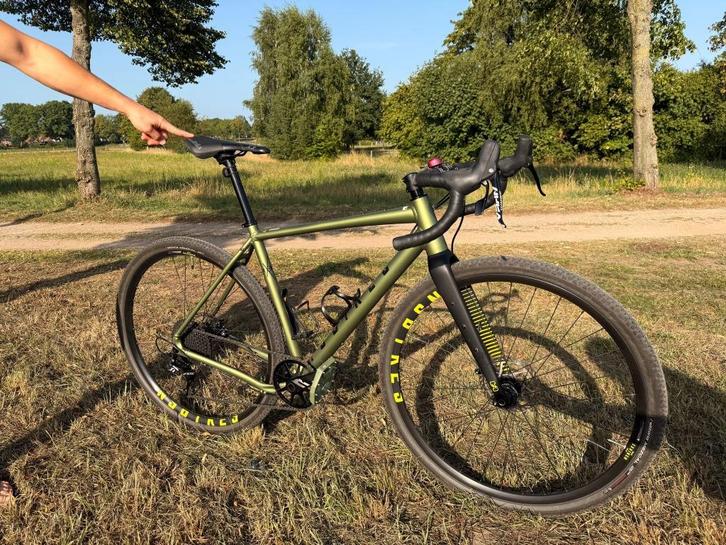 Gravel Bike NS BIKES Rag +1 Groen/Zwart (framemaat M), Fietsen en Brommers, Fietsen | Mountainbikes en ATB, Gebruikt, Overige merken