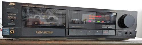 JVC TD-R411 HiFi Auto-reverse Cassettedeck, Audio, Tv en Foto, Cassettedecks, Enkel, JVC, Auto-reverse, Tiptoetsen, Tape counter