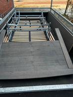 Elektrisch verstelbaar Seniorenbed, Ophalen, 90 cm, Eenpersoons, Bruin