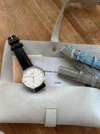 Cluse Horloge Set met 3 Bandjes, Sieraden, Tassen en Uiterlijk, Horloges | Dames, Overige merken, Leer, Staal, Polshorloge