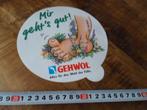 sticker GEHWOL Mir geht's gut Alles für das Wohl de Fuße, Ophalen, Zo goed als nieuw, Sticker