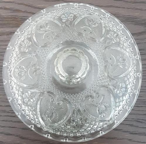 Indonesia pasari geperst glazenbonbon of snoepjespot vintage, Huis en Inrichting, Keuken | Servies, Zo goed als nieuw, Overige stijlen