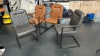 4 eetkamer spreektafelstoelen, Ophalen, Kunststof, Overige kleuren, Zo goed als nieuw