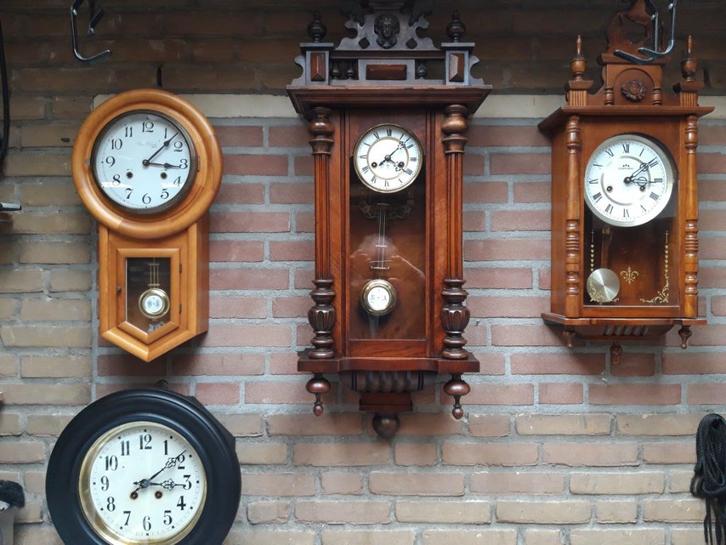 Antieke Adelaars Regulateur klok, Antiek en Kunst, Antiek | Klokken, Ophalen of Verzenden