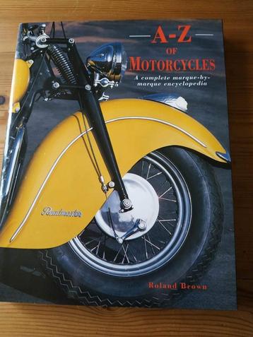 Boek motorfietsen 'A-Z of Motorcycles' Roland Brown beschikbaar voor biedingen