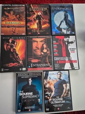 DVD Collectie: Actie, Thriller, en Meer! beschikbaar voor biedingen