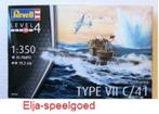 Modelbouw Revell Duitse duikboot TYPE VII C-41 1:350 - 5154, Hobby en Vrije tijd, Modelbouw | Boten en Schepen, Ophalen of Verzenden