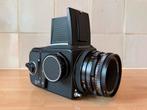 Hasselblad 500CM + A12 6x6 Film Back Magazine + CF 80mm Lens, Ophalen of Verzenden, Gebruikt