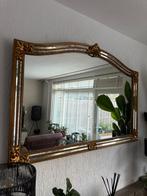Gouden Spiegel met Sierlijke Rand, Huis en Inrichting, Woonaccessoires | Spiegels, Ophalen, 100 tot 150 cm, Zo goed als nieuw