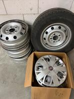 4x 16 inch velgen, wieldoppen & Continental banden Fiat Duca, 16 inch, Banden en Velgen, Ophalen of Verzenden, Bestelwagen