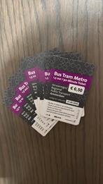 12 Bus Tram Metro kaartjes, Tickets en Kaartjes, Bus, Metro of Tram, Algemeen kaartje