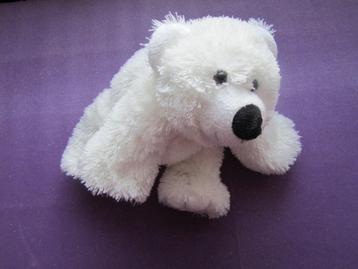 KIKA Knuffel BEER MET KRAAL OGEN. 30 CM. WIT **Nieuw**  beschikbaar voor biedingen