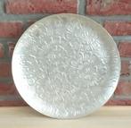 India schaal alu gehamerde schaal,, Overige materialen, Gebruikt, Schaal, Rond