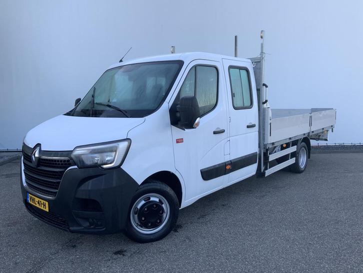 Renault Master T35 2.3 dCi 165 L4 Dub Cab Pick Up Dub Lucht, Auto's, Bestelauto's, Bedrijf, Te koop, ABS, Airconditioning, Alarm