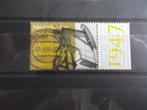 2002 - jakikker schoonebeek met tab (201f), Postzegels en Munten, Postzegels | Nederland, Verzenden, Gestempeld