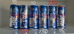 Diverse RedBull blikjes van Max Verstappen, Ophalen of Verzenden, Zo goed als nieuw