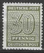 Duitsland West Saxen 1945 - Yvert 16 - 30 Pf. (PF), Verzenden, BRD, Postfris