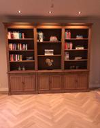 Grote teak houten boekenkast, Met deur(en), 25 tot 50 cm, 200 cm of meer, Teakhout