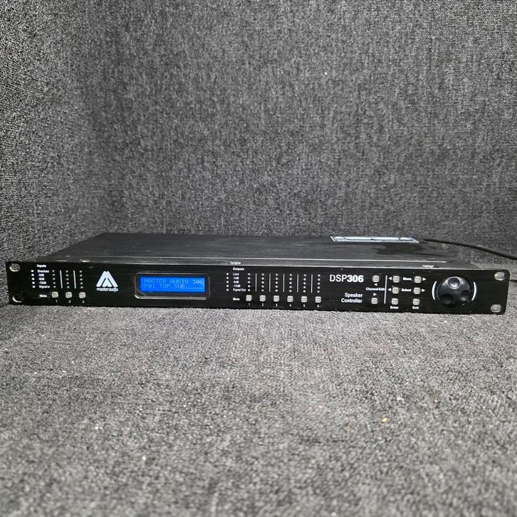 MASTER AUDIO  DSP 306  speaker management system, Audio, Tv en Foto, Luidsprekers, Gebruikt, Front, Rear of Stereo speakers, 120 watt of meer