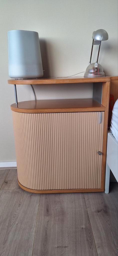 Auping Auronde achterwand met nachtkastjes 160 200, Huis en Inrichting, Slaapkamer | Nachtkastjes, Zo goed als nieuw, 65 cm of meer