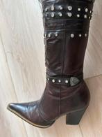 Vintage cowboy laarzen mt 36, Verzenden, Zo goed als nieuw, Hoge laarzen