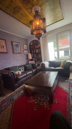 Klassieke Chesterfield Bank, Gebruikt, Chesterfield, Driepersoons, Ophalen of Verzenden