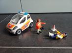 Playmobil huisarts met auto en patiënt/ EHBO, Ophalen of Verzenden, Zo goed als nieuw, Complete set