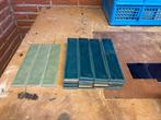 Wandtegel handvorm 5 x25 blauw groen, Doe-het-zelf en Verbouw, Tegels, Ophalen, Nieuw, Minder dan 20 cm, 20 tot 40 cm