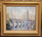 Frans De Coene, de Poertoren aan het Minnewater in Brugge, Antiek en Kunst, Kunst | Schilderijen | Klassiek, Ophalen of Verzenden
