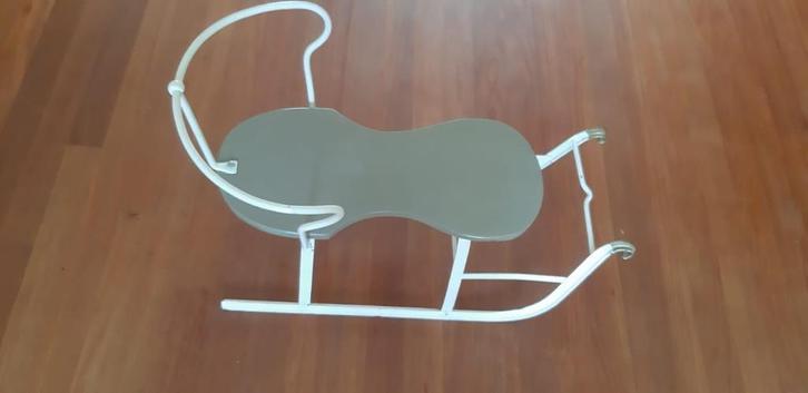 Antiek kindersleetje met rugsteuntje in zeer goede staat, Antiek en Kunst, Curiosa en Brocante, Ophalen of Verzenden