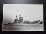 Vintage Foto van een Oorlogsschip, Ophalen of Verzenden