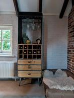 Dutchbone Vino Wijnkast, Ophalen, Zo goed als nieuw, Minder dan 150 cm, Met lade(s)